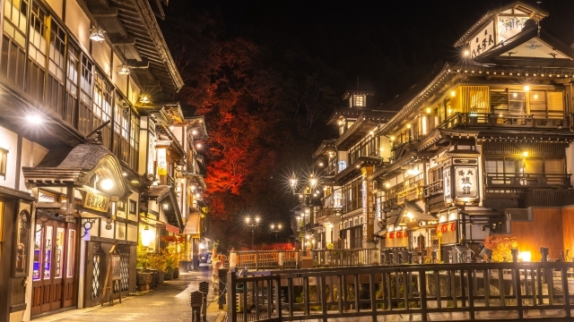 千と千尋の神隠し 温泉 山形県 銀山温泉