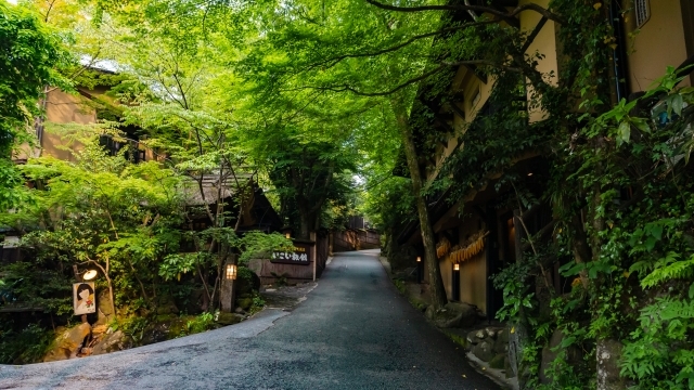 千と千尋の神隠し 温泉 九州 黒川温泉